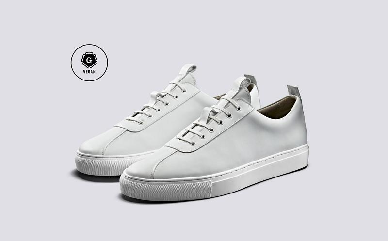 Grenson Sneaker 1 Mens Vegan Sneakers - White QE2370